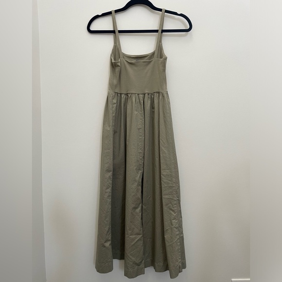Old Navy Sage Green Cotton Midi Sun Dress - XS - Picture 3 of 5